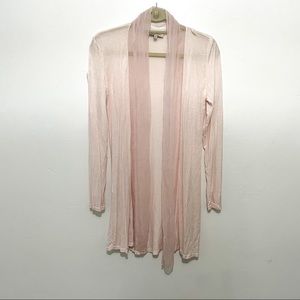 Loggia de tessitori pink lightweight cardigan sz S